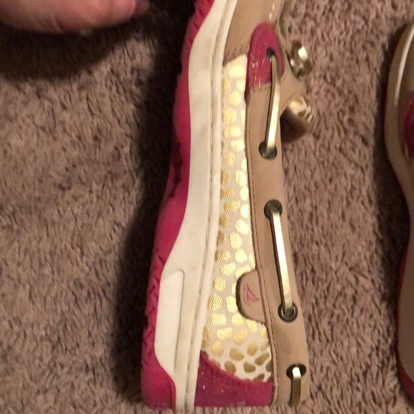 Youth 5 M pink and tan Sperry - Picture 6 of 6